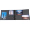 Exacompta album fotografico a spirale MILANO 32x22 cm 50 pagine nero per scrapbooking