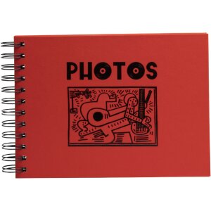 Album fotografico Exacompta Musicart rosso 50 pagine nere...