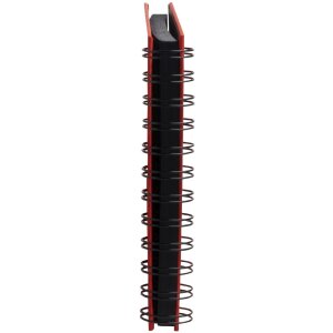Album fotografico Exacompta Musicart rosso 50 pagine nere 23x16 cm rilegatura a spirale