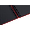 Album fotografico Exacompta Musicart rosso 50 pagine nere 23x16 cm rilegatura a spirale