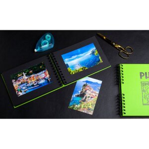 Album fotografico Exacompta Musicart Verde 50 pagine nere 23x16 cm