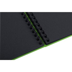 Album fotografico Exacompta Musicart Verde 50 pagine nere 23x16 cm