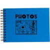 Album fotografico Exacompta con rilegatura a spirale Musicart blu 50 pagine per 50 foto 10x15 cm
