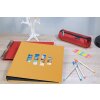Exacompta album fotografico MILANO 29x32 cm 60 pagine nere arancio