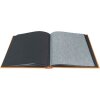 Exacompta album fotografico MILANO 29x32 cm 60 pagine nere arancio