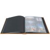 Exacompta album fotografico MILANO 29x32 cm 60 pagine nere arancio