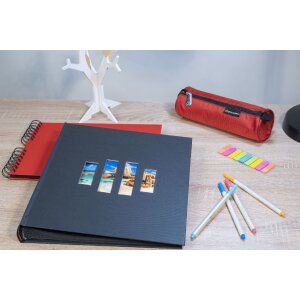 Album fotografico Exacompta MILANO 29x32 cm, 60 pagine nere - nero