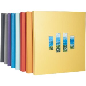 Exacompta album fotografico MILANO 29x32 cm 60 pagine nere rosso