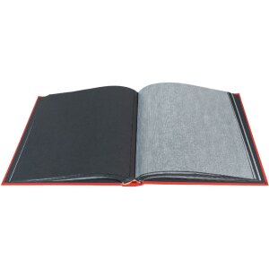 Exacompta album fotografico MILANO 29x32 cm 60 pagine nere rosso