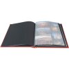 Exacompta album fotografico MILANO 29x32 cm 60 pagine nere rosso