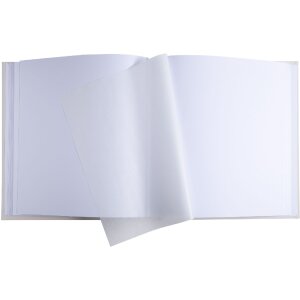 Album fotografico Exacompta 60 pagine 29x32cm similpelle avorio goffrato