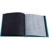 Exacompta 16096E Album fotografico 60 pagine nere Néo Déco Blu