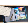 Exacompta 16096E Album fotografico 60 pagine nere Néo Déco Blu