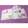 Exacompta 16115E Album fotografico 30 pagine rosa/blu fantasia carte da gioco