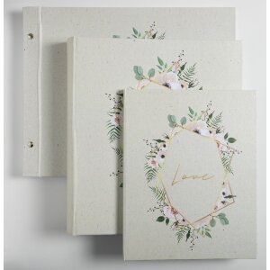 Album fotografico Exacompta 60 pagine bianco 29x32cm motivo idillio di campagna