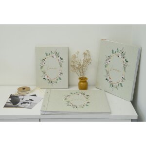 Album fotografico Exacompta 60 pagine bianco 29x32cm motivo idillio di campagna