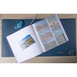 Album fotografico Exacompta Plum Violet 60 pagine 29x32cm per 300 foto 10x15 cm