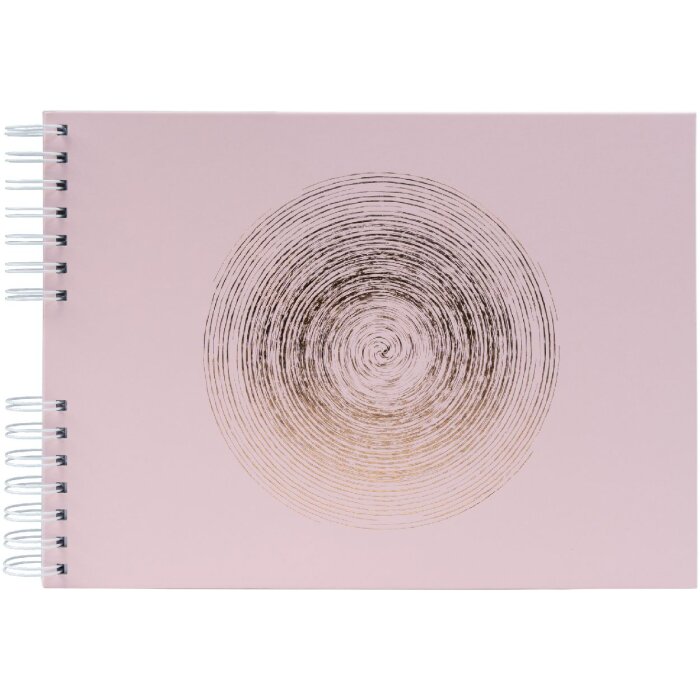 Exacompta 16166E Album a spirale 50 pagine Bianco 32x22 cm Ellisse Rosa