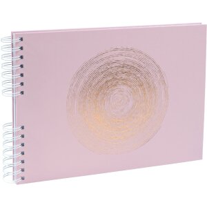 Exacompta 16166E Album a spirale 50 pagine Bianco 32x22 cm Ellisse Rosa