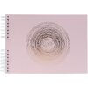 Exacompta 16166E Album a spirale 50 pagine Bianco 32x22 cm Ellisse Rosa