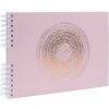 Exacompta 16166E Album a spirale 50 pagine Bianco 32x22 cm Ellisse Rosa