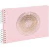 Exacompta 16166E Album a spirale 50 pagine Bianco 32x22 cm Ellisse Rosa