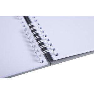 Exacompta 16168E Album a spirale 50 pagine bianco 32x22 cm Ellisse grigio