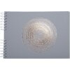 Exacompta 16168E Album a spirale 50 pagine bianco 32x22 cm Ellisse grigio