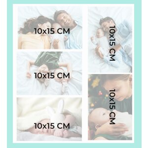 Exacompta 16177E Album fotografico 60 pagine bianche Skandi Nude 29x32 cm
