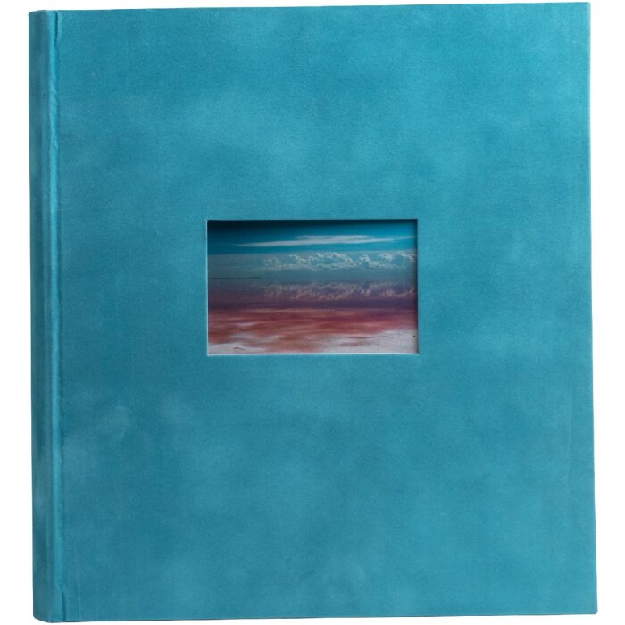 Exacompta 16178E Album fotografico 60 pagine bianche 29x32 cm Skandi turchese