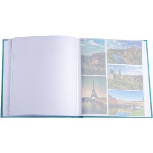 Exacompta 16178E Album fotografico 60 pagine bianche 29x32 cm Skandi turchese