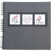 Exacompta 16215E Album fotografico a spirale ME & YOU 32x32 cm 60 pagine nero