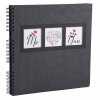 Exacompta 16215E Album fotografico a spirale ME & YOU 32x32 cm 60 pagine nero