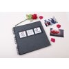 Exacompta 16215E Album fotografico a spirale ME & YOU 32x32 cm 60 pagine nero