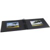 Exacompta 16249E Album fotografico a spirale Cubik 50 pagine nero 32x22 cm 150 foto