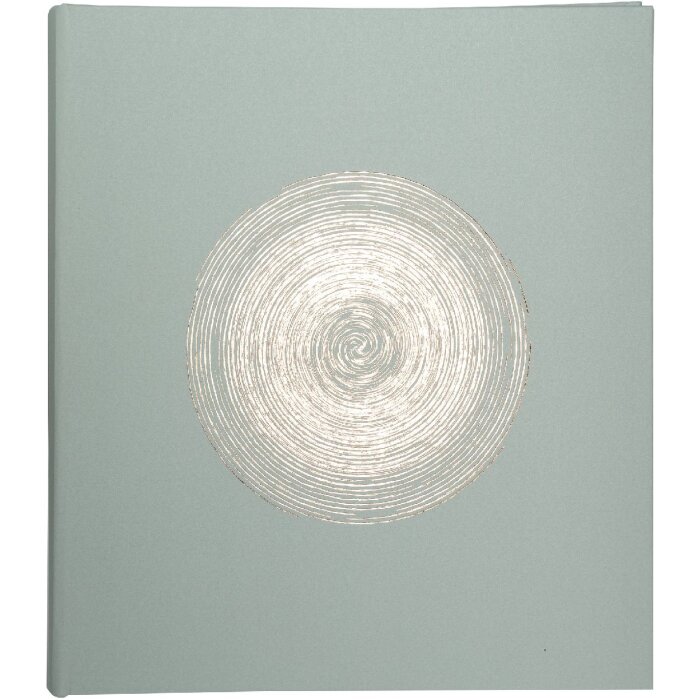 Exacompta 16263E Album fotografico 60 pagine Ellisse grigio-verde 29x32cm per 300 foto