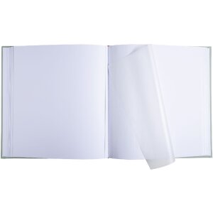 Exacompta 16263E Album fotografico 60 pagine Ellisse grigio-verde 29x32cm per 300 foto