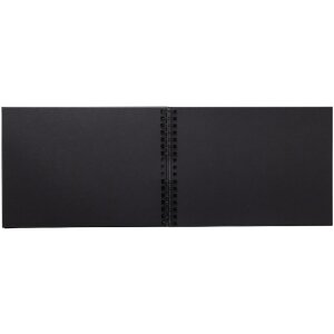 Exacompta Album fotografico Néo Déco nero con rilegatura a spirale 50 pagine nere 30x30 cm