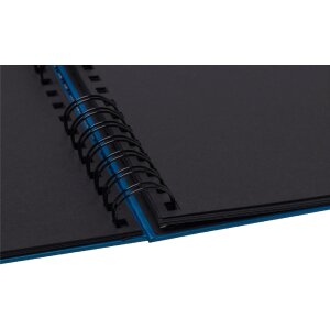 Album fotografico Exacompta Néo Déco 32x22 cm con rilegatura a spirale 50 pagine Bleu de France