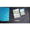 Exacompta Album fotografico Néo Déco Bianco Rilegatura a spirale 50 pagine nere 32x22 cm