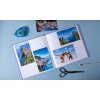 Exacompta 16393E Album fotografico 30 pagine bianco 25x25cm Plum Violet