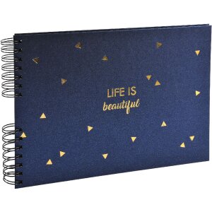 Exacompta 16452E Album a spirale 50 pagine nero 32x22cm...