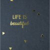 Exacompta 16452E Album a spirale 50 pagine nero 32x22cm LIFE Blu
