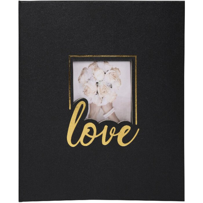 Exacompta 16506E Album fotografico 60 pagine nero 29x32cm - Amore