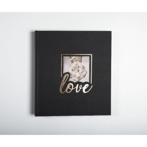 Exacompta 16506E Album fotografico 60 pagine nero 29x32cm - Amore