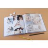 Album fotografico Exacompta TEDDY 29x32 cm 60 pagine blu con motivo di coniglio