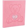 Exacompta 16566E Album fotografico TEDDY 29x32 cm 60 pagine copertina bianca orsetto rosa
