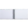 Exacompta 16702E Album fotografico a spirale FLAMINGO Azzurro 23x16 cm 50 pagine bianche