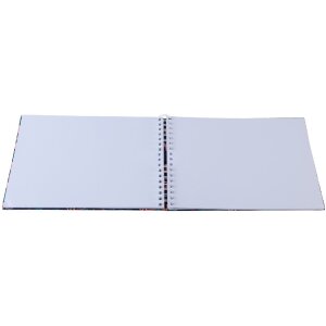 Exacompta 16703E Album fotografico a spirale FLAMINGO 23x16 cm 50 pagine bianco blu notte