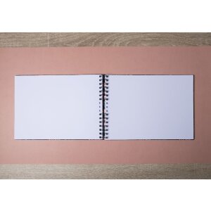 Exacompta 16703E Album fotografico a spirale FLAMINGO 23x16 cm 50 pagine bianco blu notte